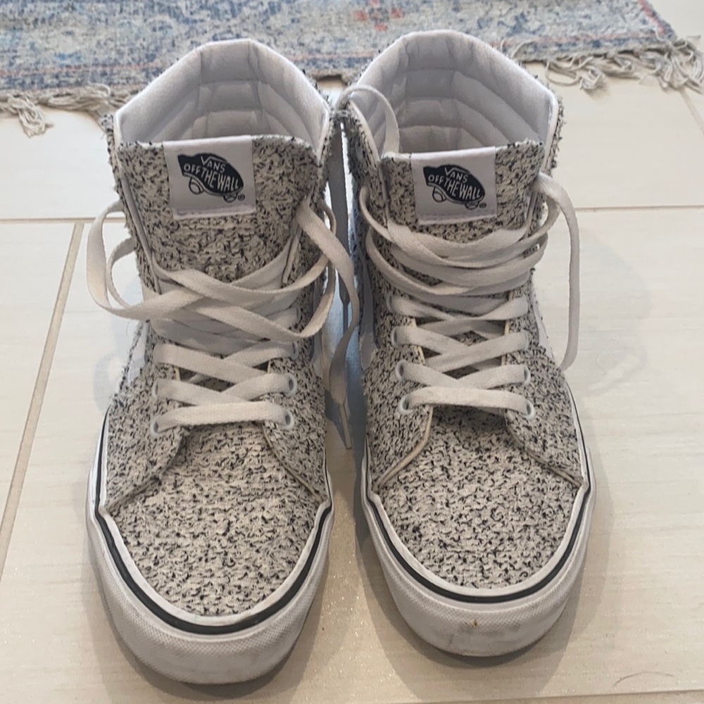 Vans textured hi top